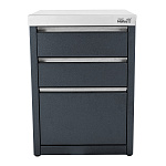 Модуль уличной кухни SMART-600 Стол с тремя ящиками (HS-KU03-SY600) Helios